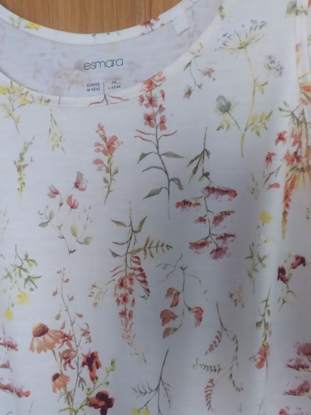 Mono de lidl de mujer, blanco estampado