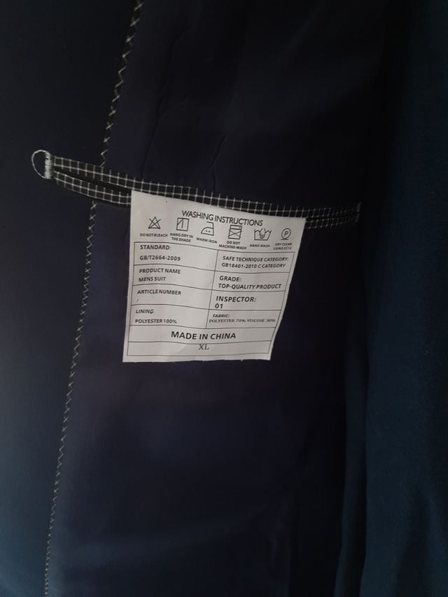 Traje y pantalón Hombre XL