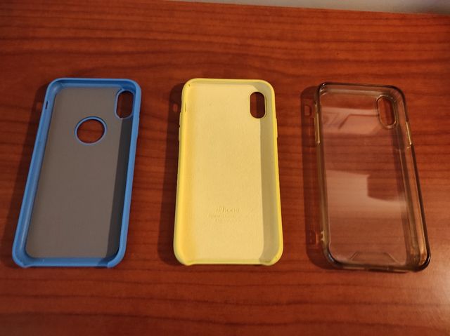 LOTE DE TRES FUNDAS IPHONE XS