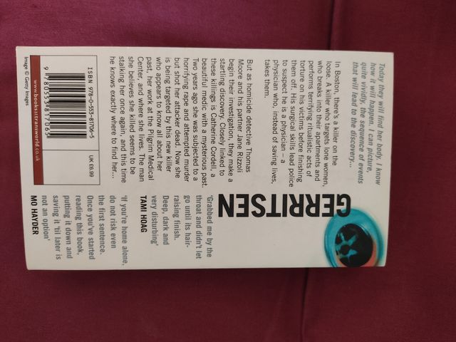 libros en ingles, thrillers.