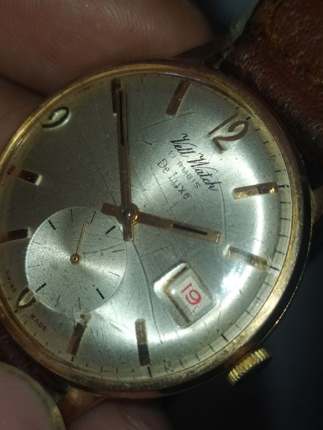 reloj antiguo vell watch 17 rubies