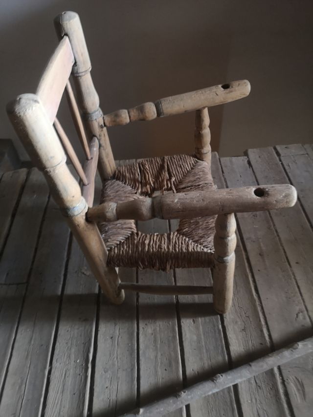 silla vintage infantil