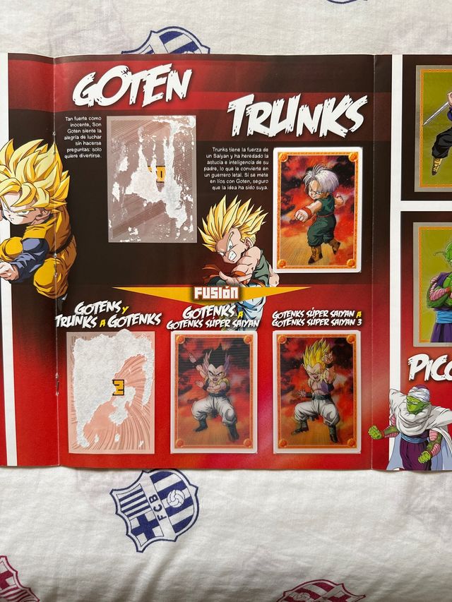 Dragon ball z warriors sticker album