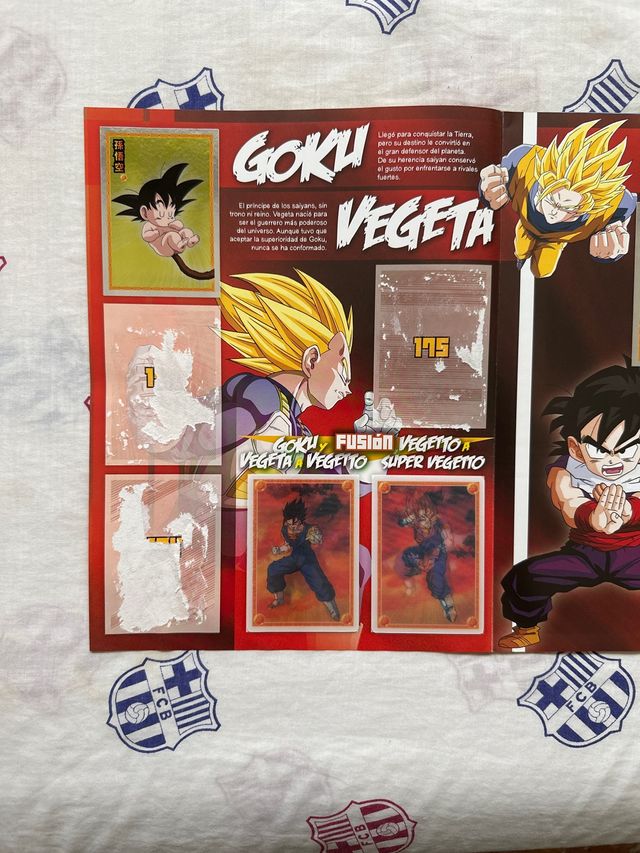 Dragon ball z warriors sticker album