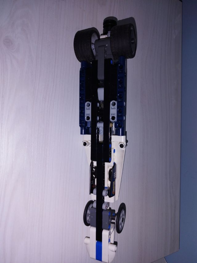 macchina carica su ruote a molla Lego vintage