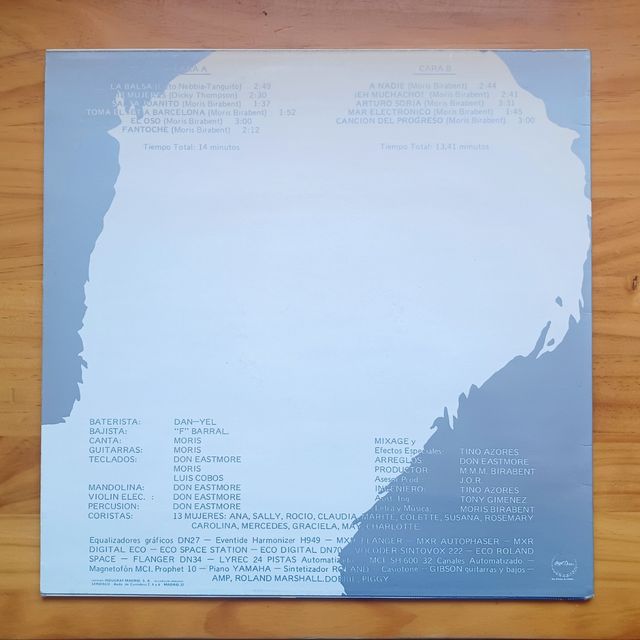LP Vinilo de Moris-13 Mujeres, Chapa Discos 1981