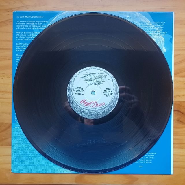 LP Vinilo de Moris-13 Mujeres, Chapa Discos 1981