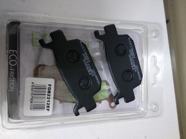 pastillas traseras SH 125 año 2012