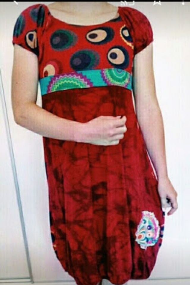 Vestido DESIGUAL 13-14 años. 