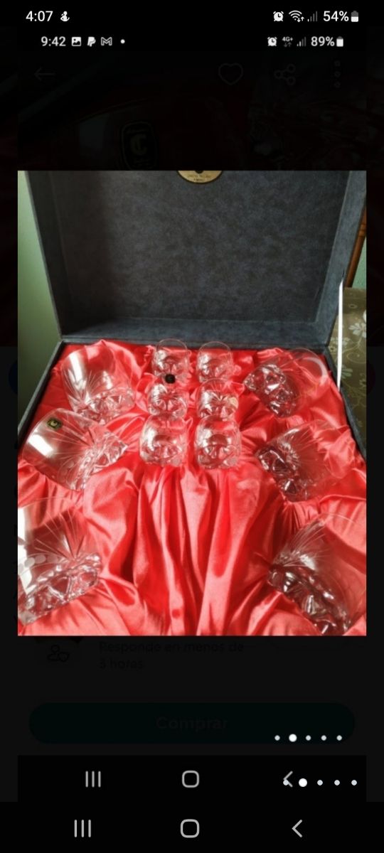 6 vasos whisky + 6 vasos chupito