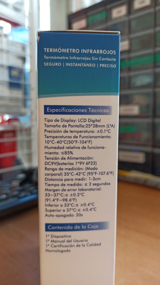 Termómetro Infrarrojo Innjoo