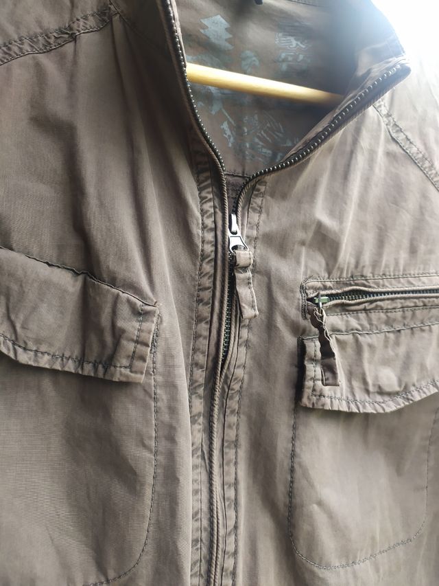 cazadora fina chico marrón T/S