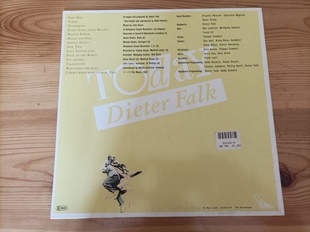 Vinilo Dieter Falk