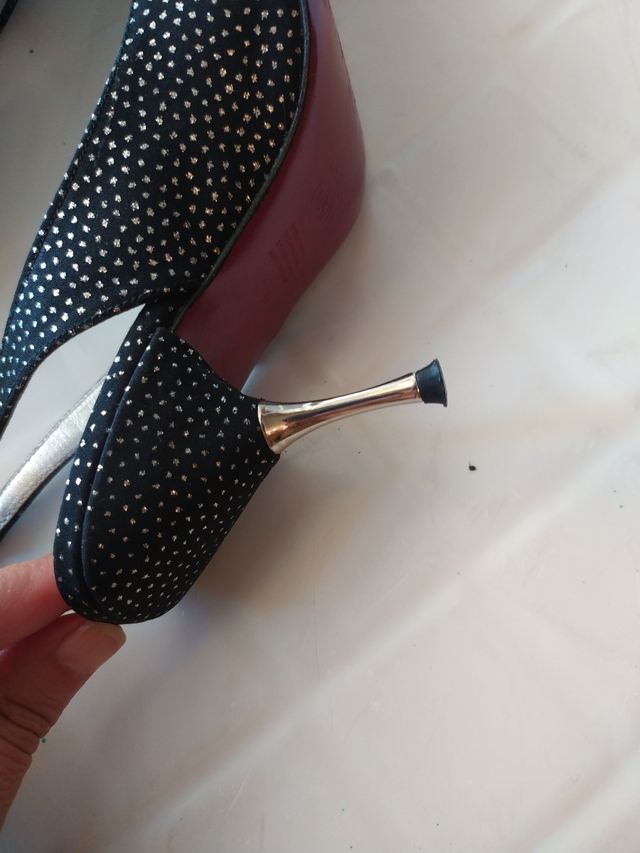 Zapatos señora salón fiesta N° 34