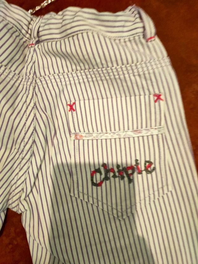 pantalón niña 6 años modelo pirata