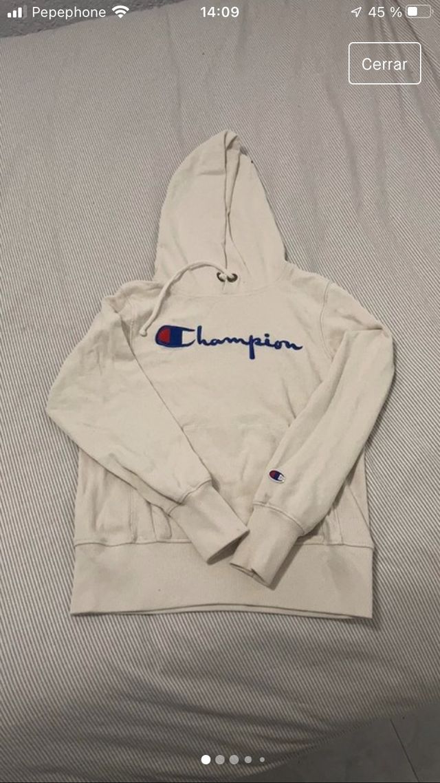 Sudadera champion color manteca