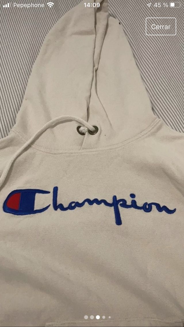 Sudadera champion color manteca