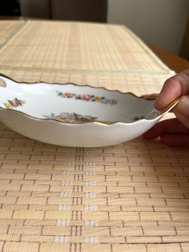 Platillo de porcelana Francesa Limoges NUEVO