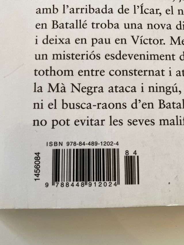 La mà negra ISBN 9788448912024