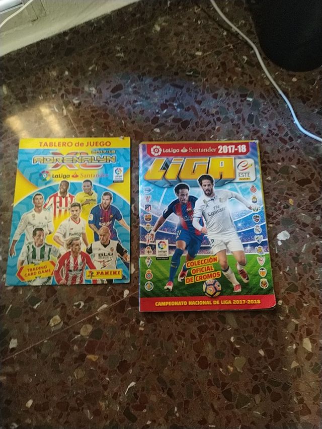 album y tablero de juego la liga 17-18