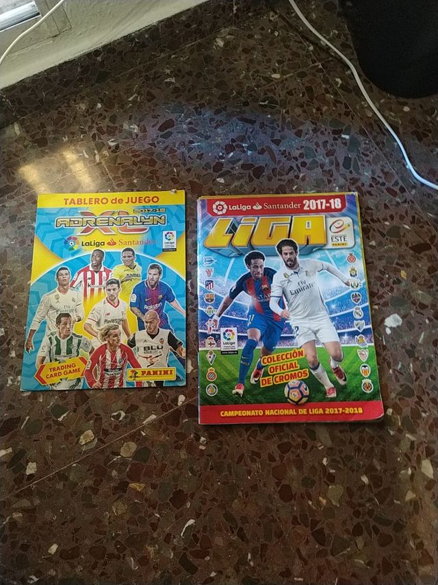 album y tablero de juego la liga 17-18