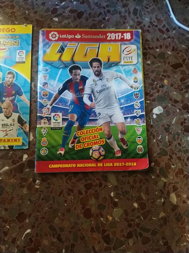 album y tablero de juego la liga 17-18