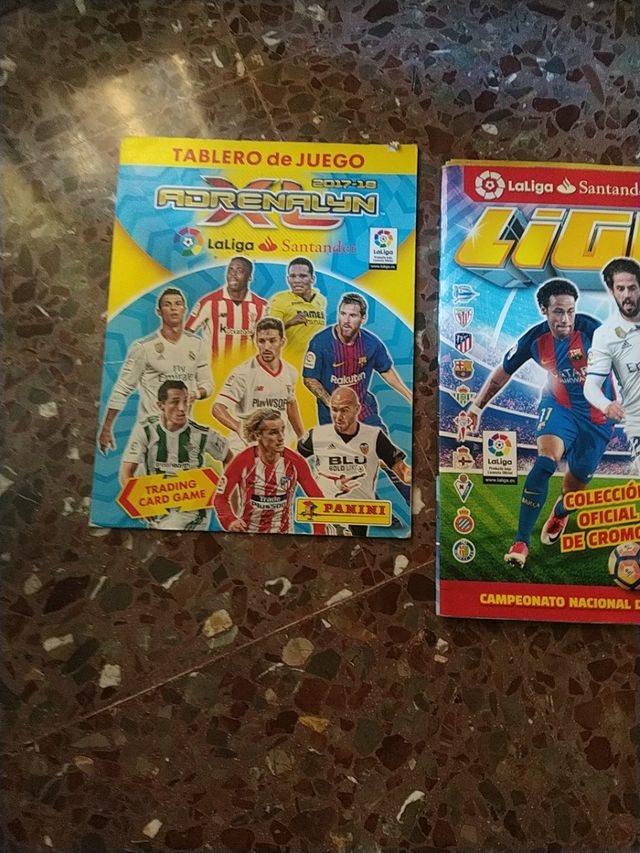 album y tablero de juego la liga 17-18