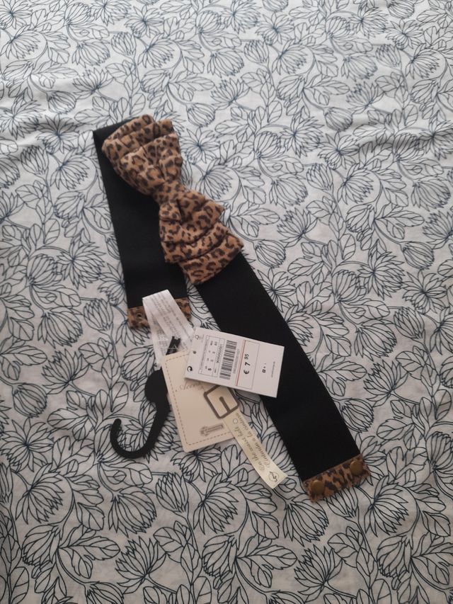 cinto de animal print