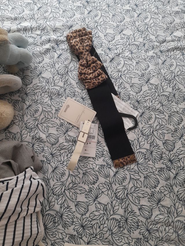 cinto de animal print