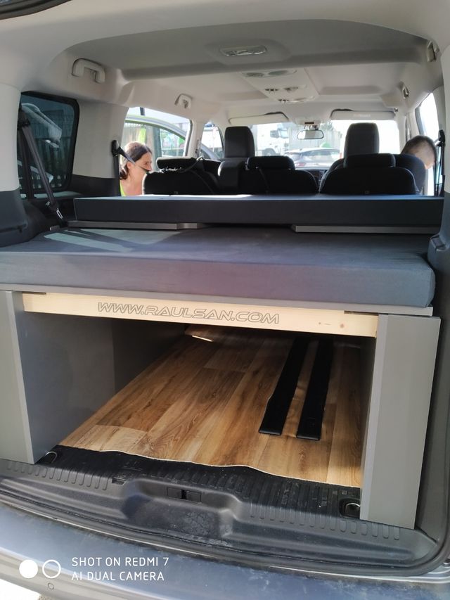 kit mueble cama Peugeot traveller Toyota proace
