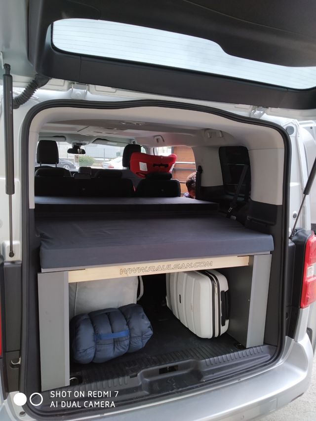kit mueble cama Peugeot traveller Toyota proace
