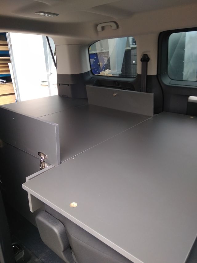 kit mueble cama Peugeot traveller Toyota proace