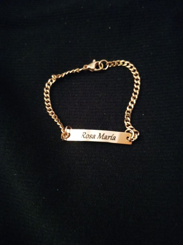 bonita esclava bañada en oro 16 cm niñ@