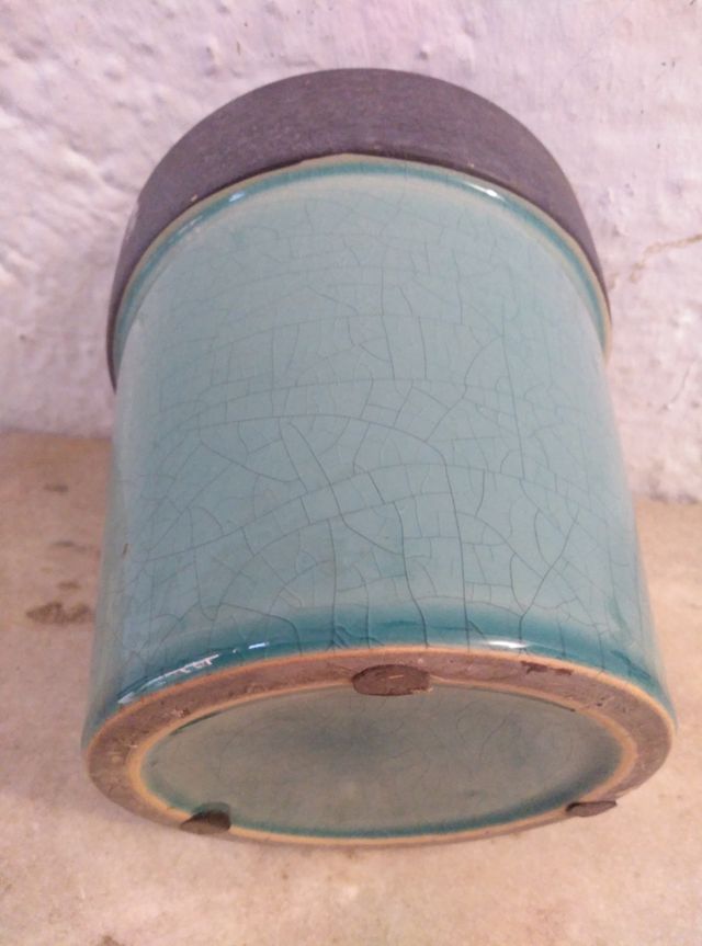 Vaso in ceramica smaltata