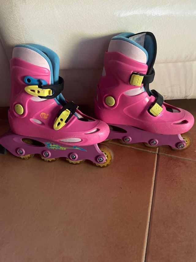 Patines y bolsa