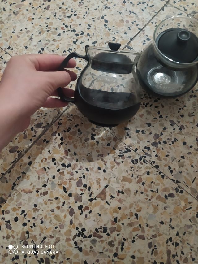 2 teteras de cristal