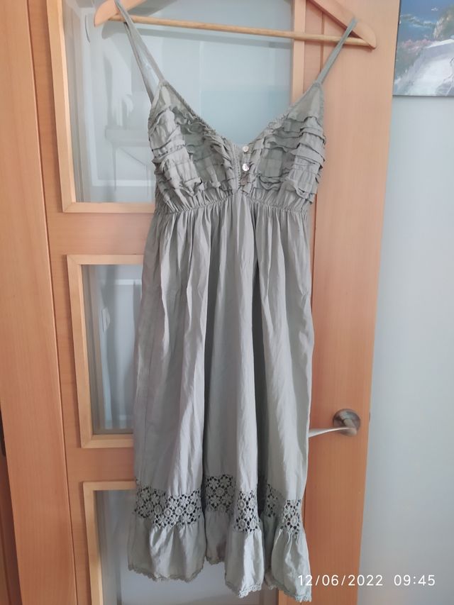 Vestido largo verde