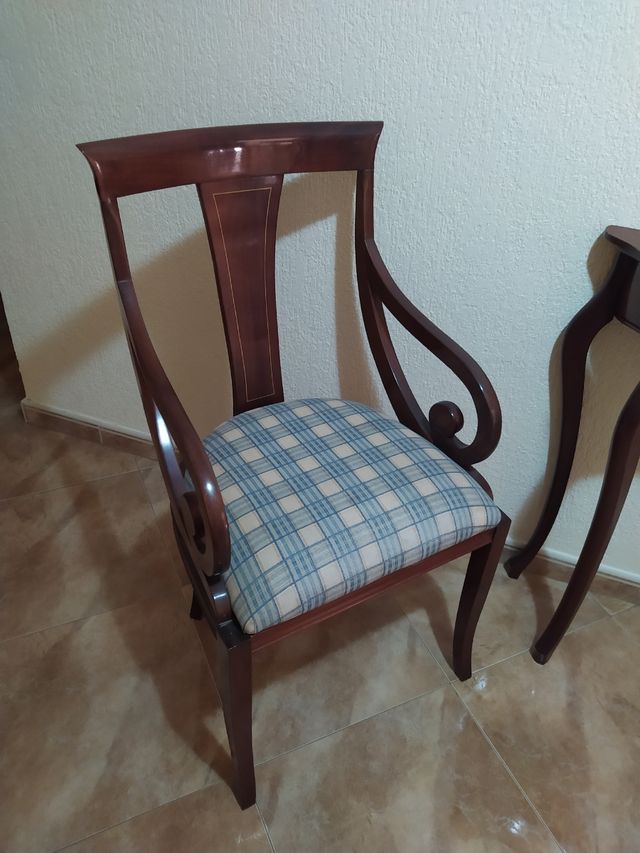 conjunto sillones y consola.