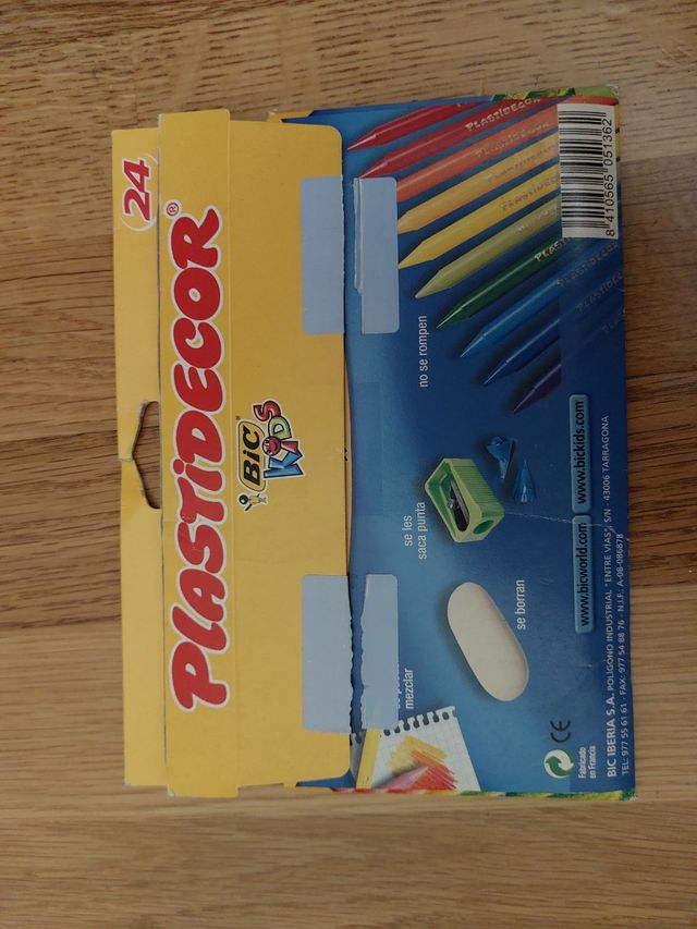 Plastidecores Bic 24