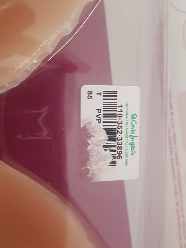 sujetador de silicona bra