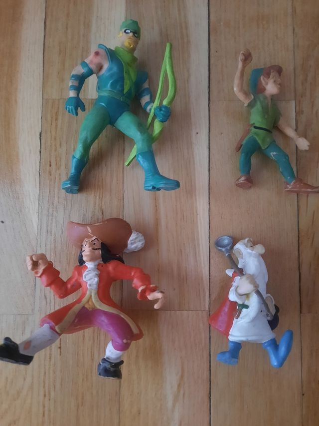 Lote de muñecos de goma años 90