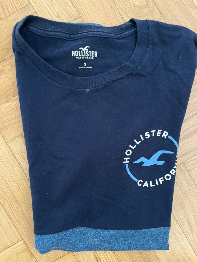 Camiseta de hollister en dos azules para 14 años