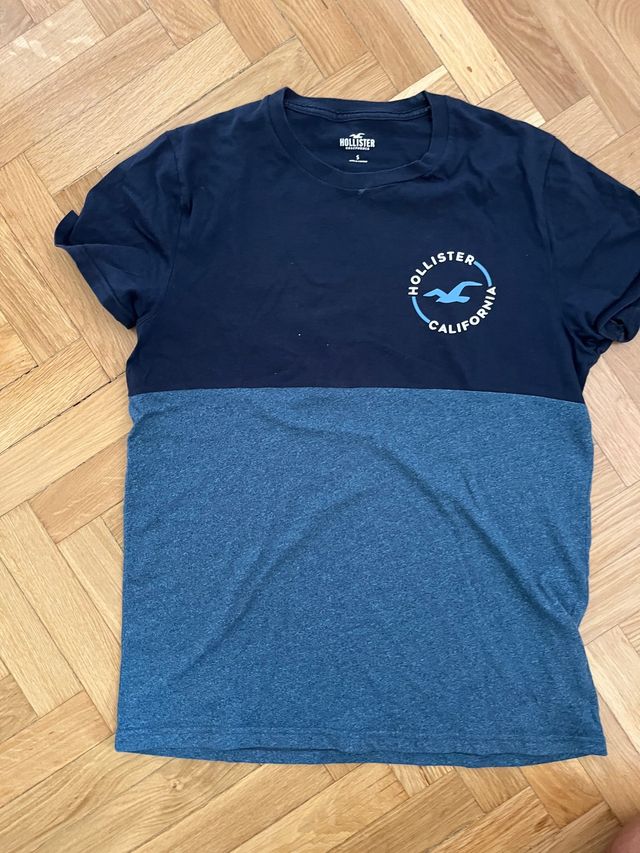 Camiseta de hollister en dos azules para 14 años