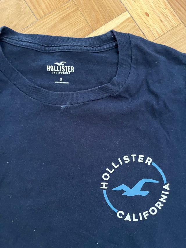 Camiseta de hollister en dos azules para 14 años
