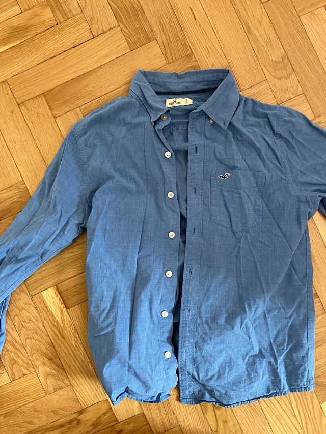 Camisa manga larga hollister para 14 años