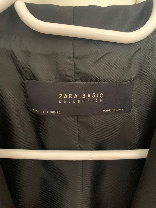 Blazer negra NUEVA Zara manga media talla L