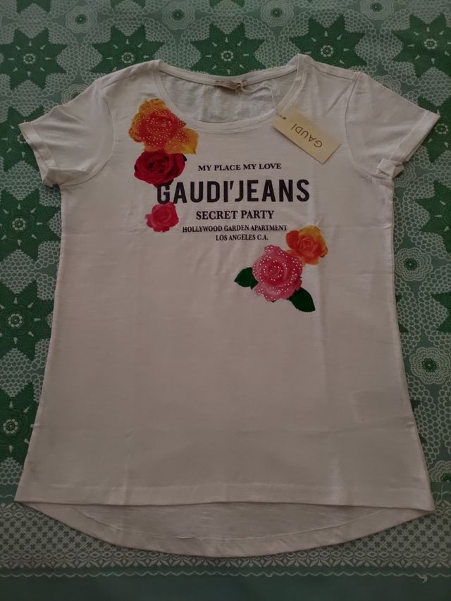T-shirt bianca Gaudì