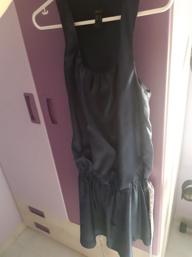 Vestido Mango azul marino