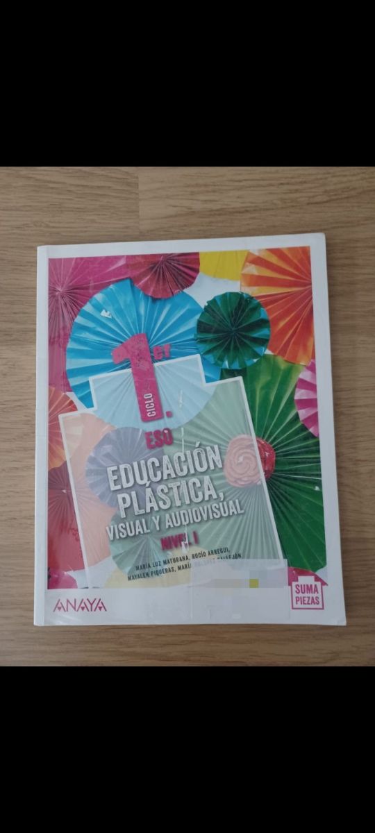 Libro 1°ESO Educación Plástica.Anaya