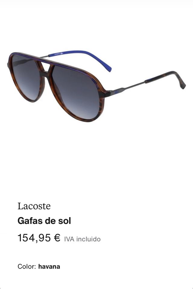 Gafas de sol Lacoste SIN ESTRENAR